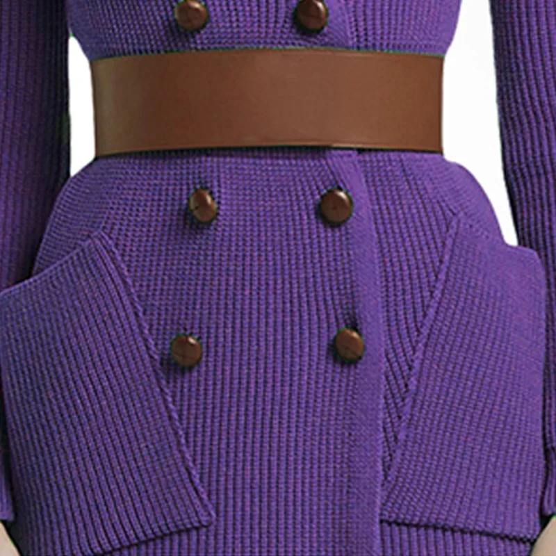 High Quality Bodycon Dress Fall Winter Fashion Women V-Neck Long Sleeve Knitting Cardigans Elasticity Sweater Dress Green