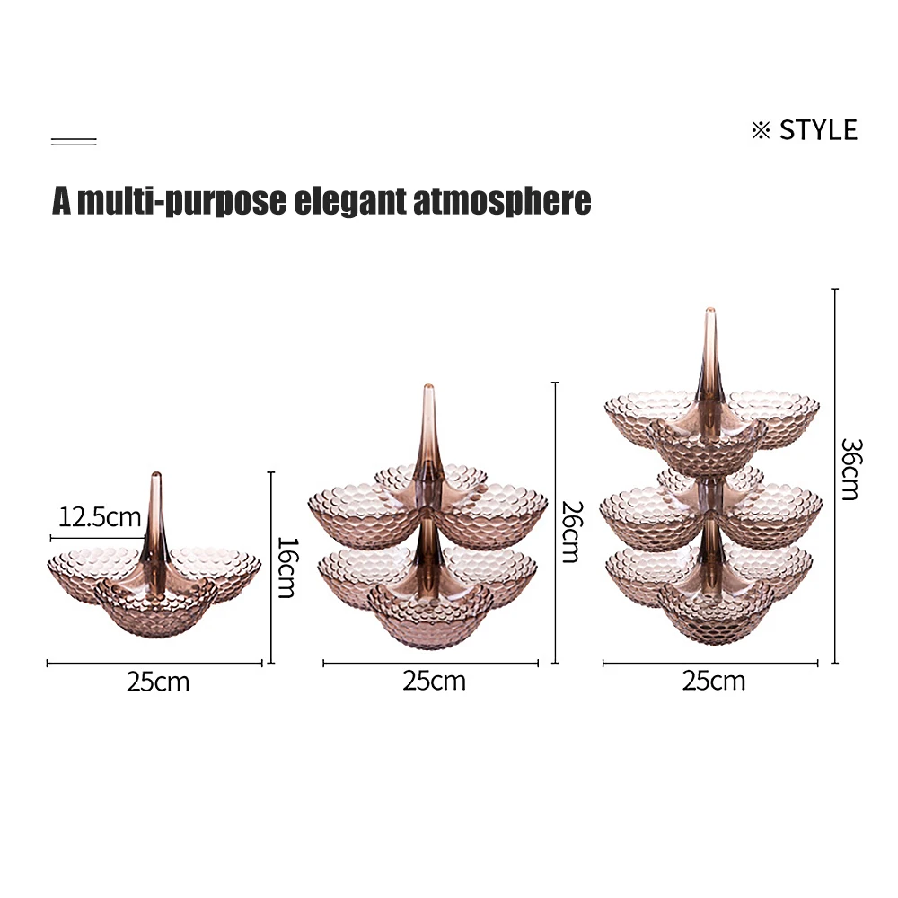 Креативная ленивая чаша для закусок в форме рождественской елки пластиковая