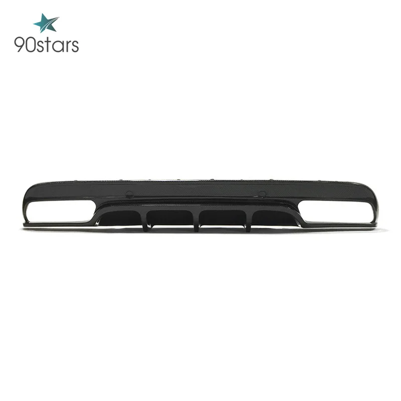 

Real Carbon Fiber Rear Lip Diffuser Spoiler Bumper Guard For Benz C Class W205 C63 AMG Sport 4 Doors 2018 - 2020 Accessories