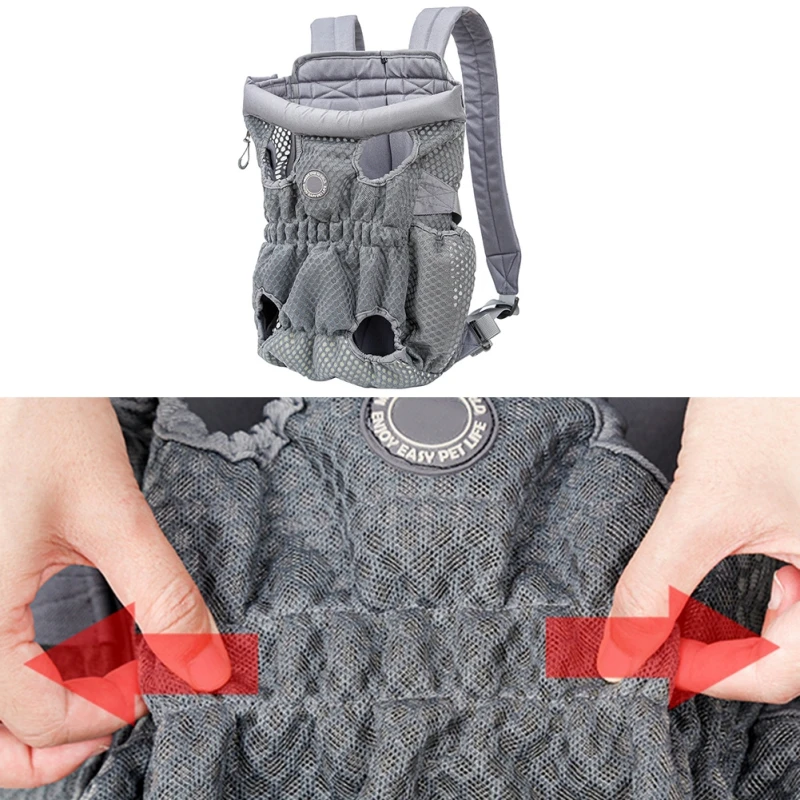 Lightweight simple for Pets Going Out Backpack Dogs Shoulders Chest Bag Breathable Mesh Oxford Cloth Dog | Дом и сад