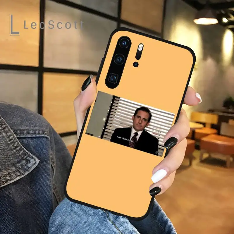

Michael Scott The Office Funny Humor 5 Phone Case For Huawei honor Mate P 9 10 20 30 40 Pro 10i 7 8 a x Lite nova 5t
