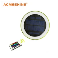 acmeshine solar swimming pool waterproof led multi color changing water drift lamp floating light with remote control