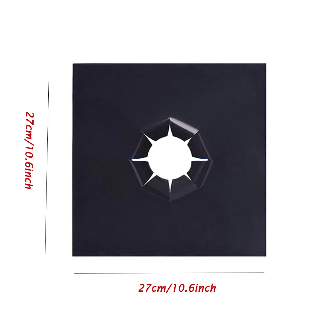 4 шт многоразовая фольгированная крышка защитное покрытие для газовой плиты