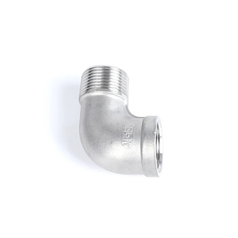 1/8" 1/4" 3/8" 1/2" 3/4" 1" Female X Male Thread Street Elbow 90 Degree Angled SS 304 Stainless Steel Pipe Fitting Connectors