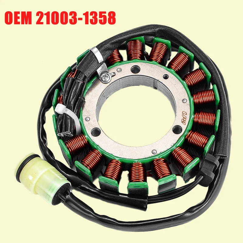 

Stator Coil For Kawasaki ZX600 Ninja ZX-6R ZX6R 2000 2001 2002 2005 ZZR600 ZX636 ZX 600 636 6R 21003-1358 Engine Statorcoil