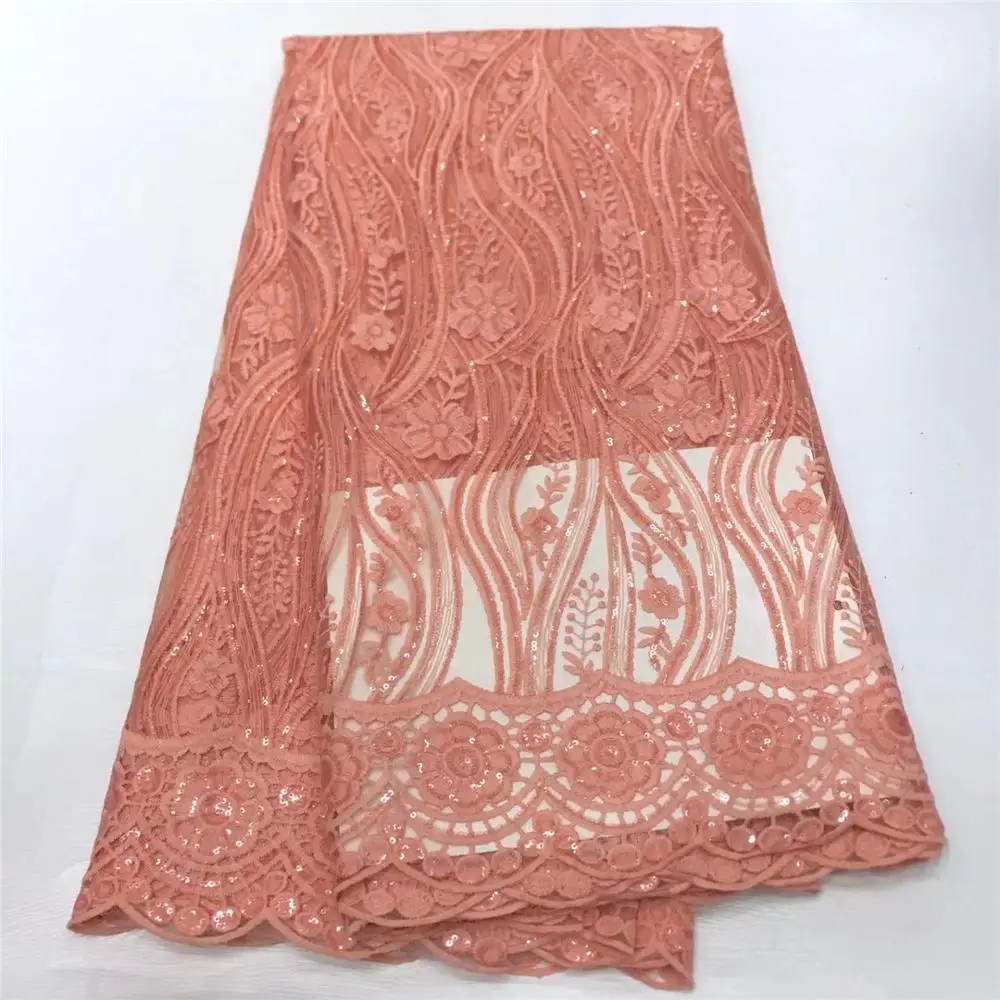 Африканское кружево 2020 новейшая африканская нигерийская Сетка кружевная ткань с