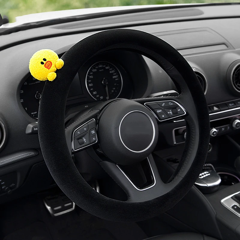 car steering wheel cover bear brown auto steering wheel cover comfortable anti slip steering wheel cover case car accessories free global shipping