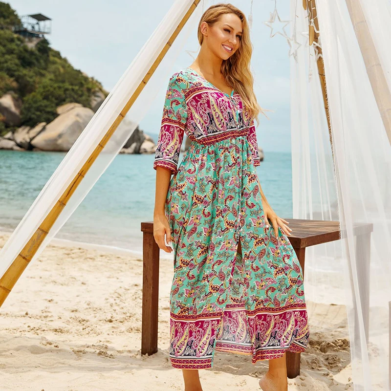 Накидка для пляжа Женский кафтан женская Пляжная накидка Открытое Спереди