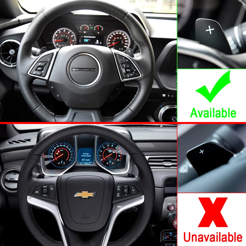 Для Chevy Camaro ZL1 LT1 RS SS 2016 + Шевроле Камаро MK6 Кабриолет рулевое колесо переключения