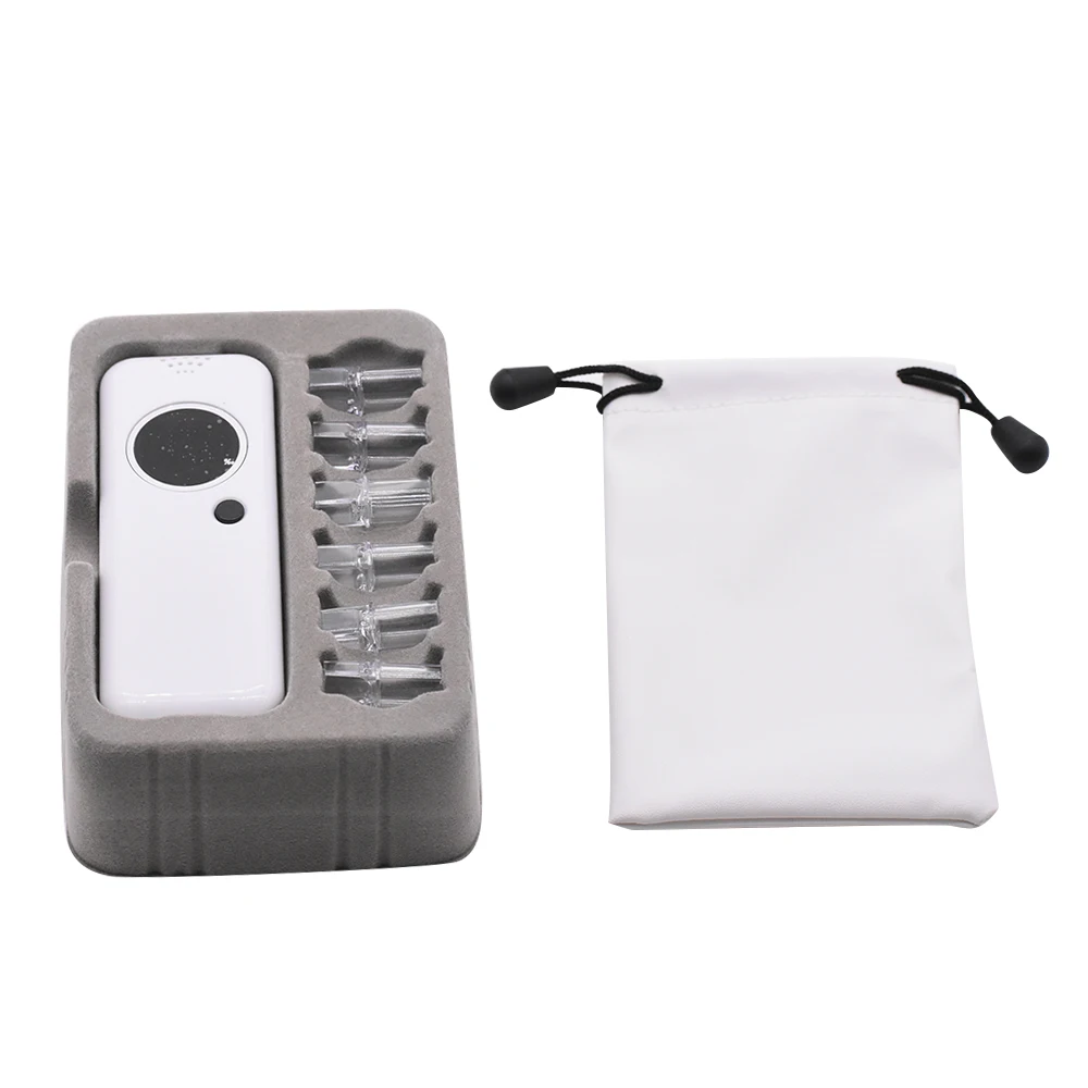 Цифровой чувствительный Алкотестер с ЖК-дисплеем для дыхания 6 мундштуками