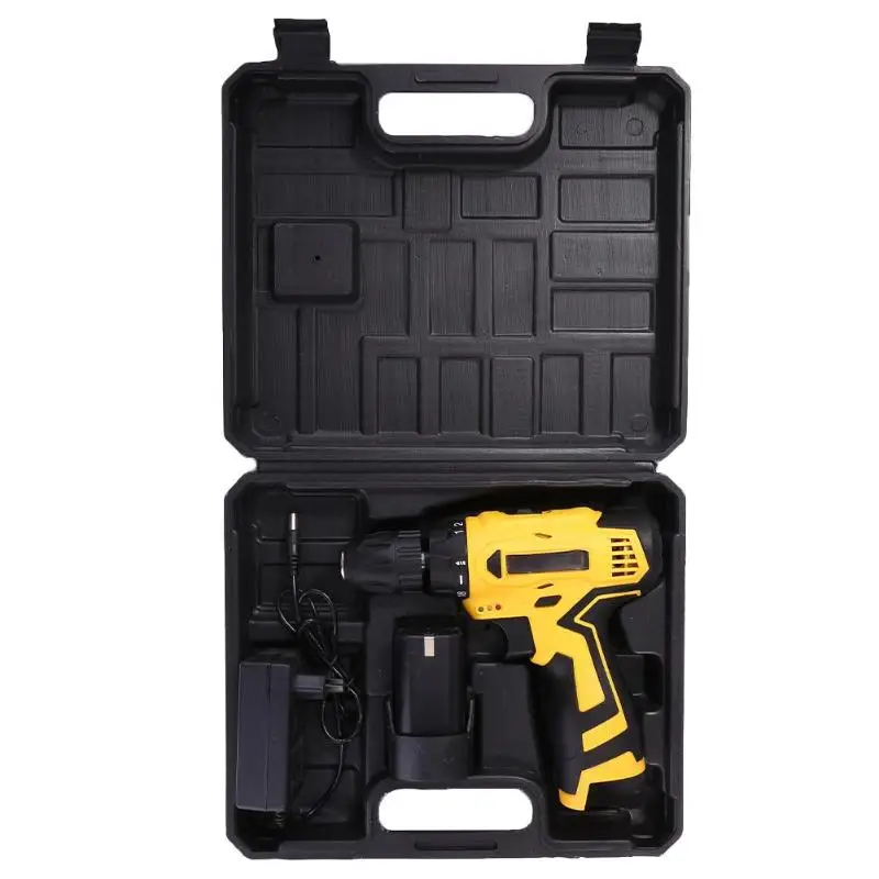 12V 18V Cordless Electric Screwdriver Rechargeable Electric Drill Lithium Battery Cordless Drill Power Tools