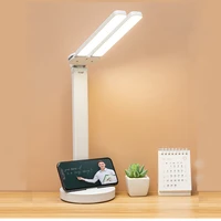 10w led table lamp 3200k 6000k study light fold eye care study read book 9 modesusb charged rechargeable touch lamp bedside