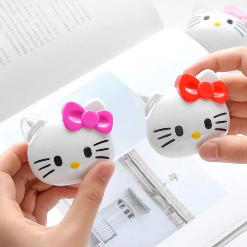 Kawaii hello kitty Корректирующая лента мультяшная kt кошачья голова стерео моделирующая Корректирующая лента 20 м детский подарок офисные школьные принадлежности