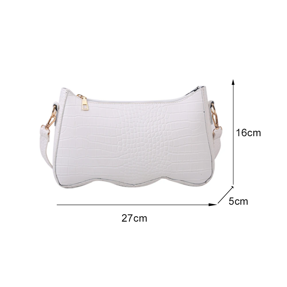 

Retro PUShoulder Bag Solid Purse Small Lady Elegant Women Underarm Handbags for Outdoor Shopping Traveling Ornaments