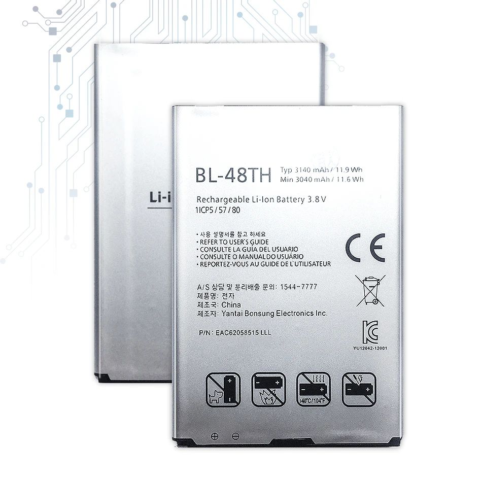 Смартфон батарея BL-47TH 3200 мА/ч для LG Optimus G Pro 2 F350 D837 D838 LTE-A BL 47TH батареи batterij + номер