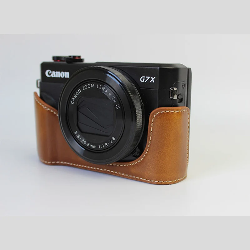 Чехол из ПУ кожи для камеры Canon G7X II G7X2 G7 X ii MarkII|Сумки фото-/видеокамеры| |