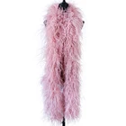 Окрашенное страусиное перо боа, 2 метра, шаль, лента, свадебное платье, аксессуары для одежды, декоративные перья, поделки своими руками