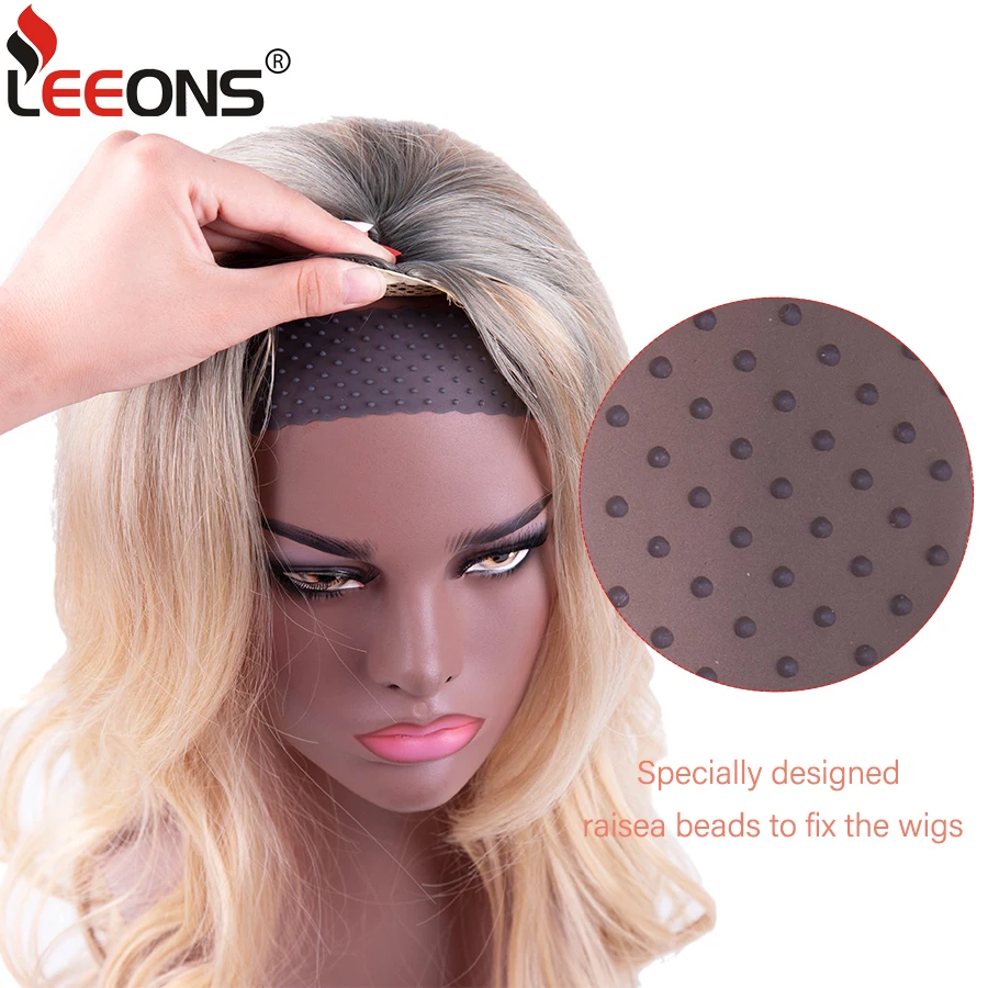 

Аксессуары для волос блестящая силиконовая искусственная Нескользящая повязка на голову регулируемая эластичная лента для париков захват...