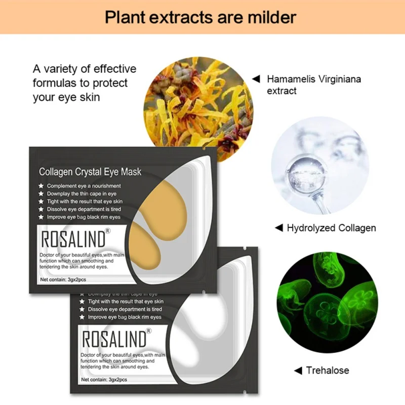 24K золото коллаген патчи для глаз темный круг отечность мешок маска против