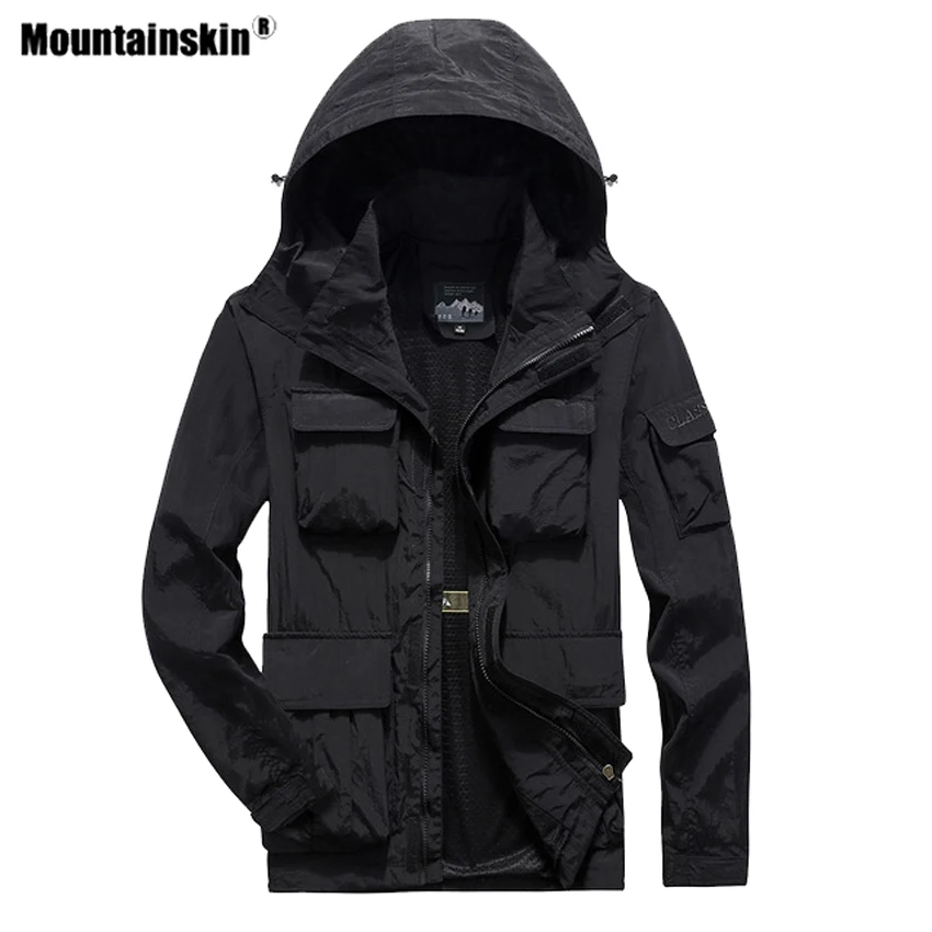 Мужская быстросохнущая куртка Mountainskin 7XL дышащая однотонная для активного отдыха