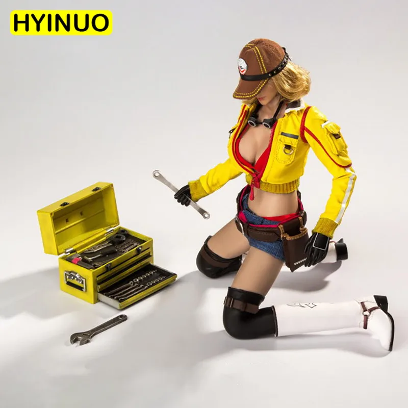 Экшн-фигурка CAT CT007 в масштабе 1/6 женский костюм для ремонта автомобиля лепка