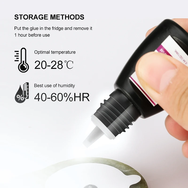 DeceMars клей для наращивания ресниц 0 5 1s lightning dry 6 7 Вт долговечный не раздражающий