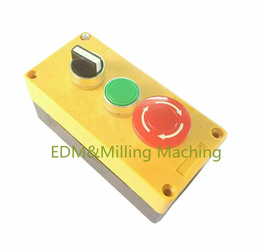

1PC High Quality Bridgeport Milling Machine Start Stop Control Switch Box Water Pump Lathe Tool CNC Durable New