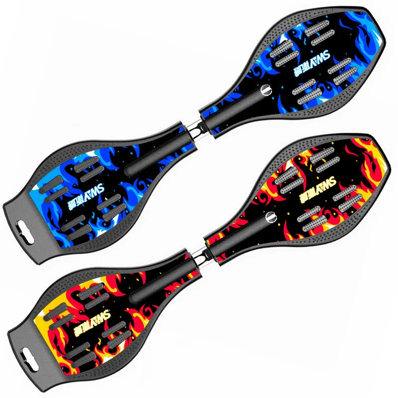 Скейтборд для взрослых и детей двухколесная длинная доска скейтборд бронтозавр