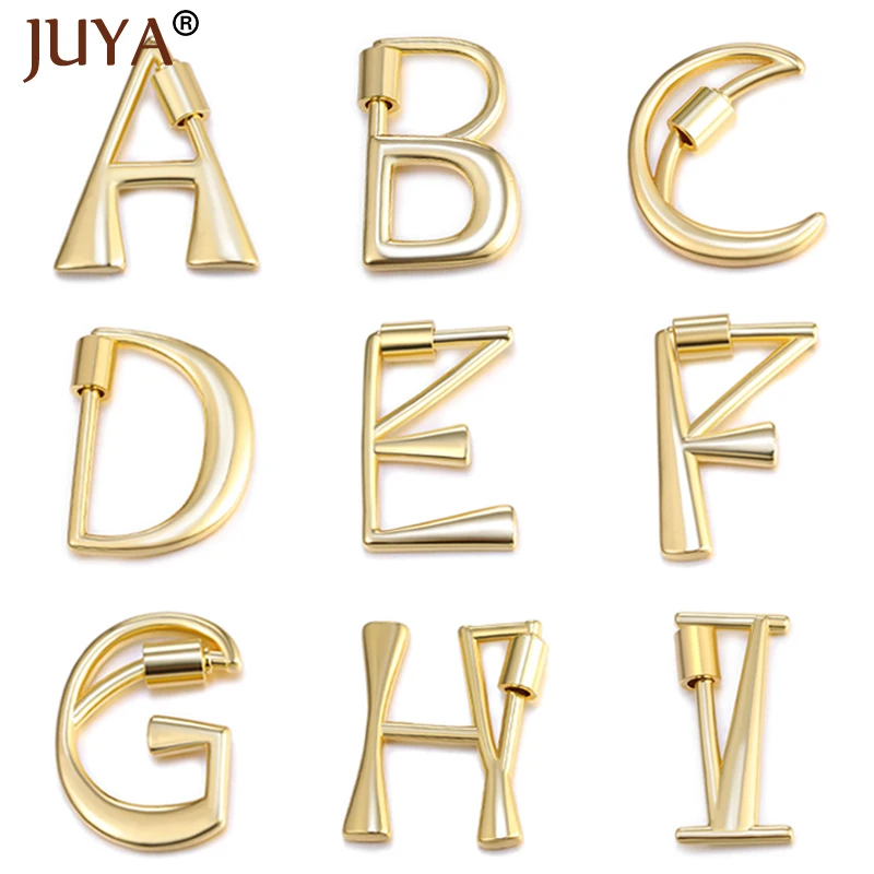 

JUYA аксессуары для изготовления ювелирных изделий DIY буквы и замок крючок спиральные застежки для женщин ожерелье DIY браслеты ручной работы ...