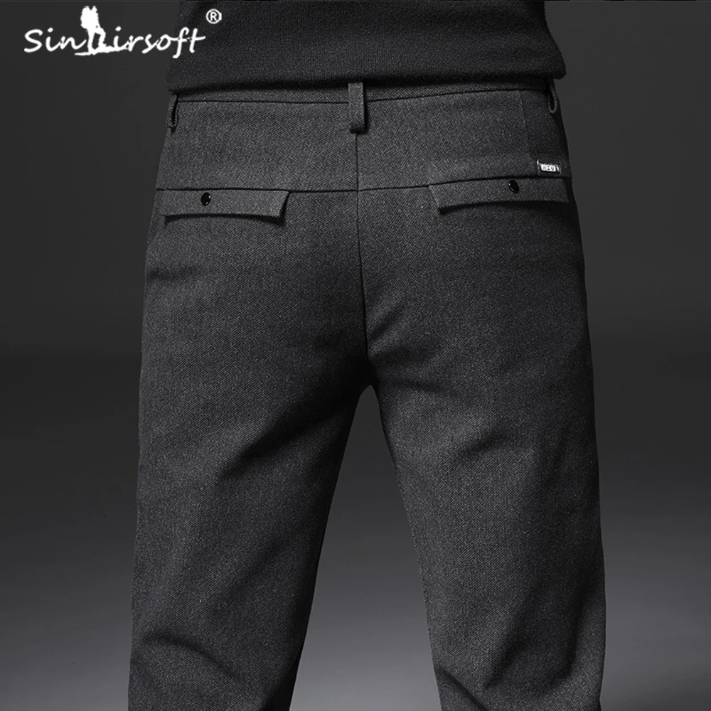 2019 осень и зима деловые брюки облегающие хлопок повседневные Харлан длинные