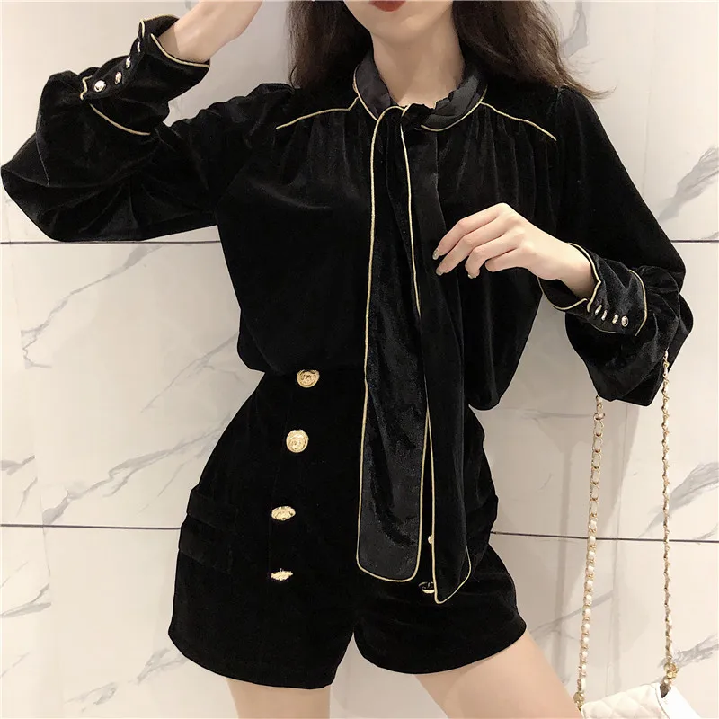 Галстук-бабочка воротник с длинными рукавами рубашки для мальчиков + двубортное