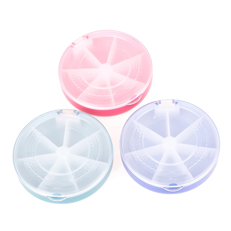 1PCS 7 Day Pill Cutter Weekly Rotating Pill Box Travel Pill Case Splitter Pill Organizer Medicine Box Tablet Container