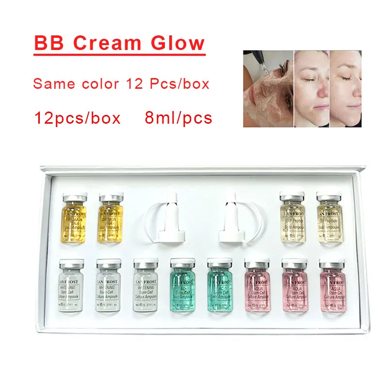 12 шт. BB крем сияющая Сыворотка для кожи набор макияжа натуральный нюдовый