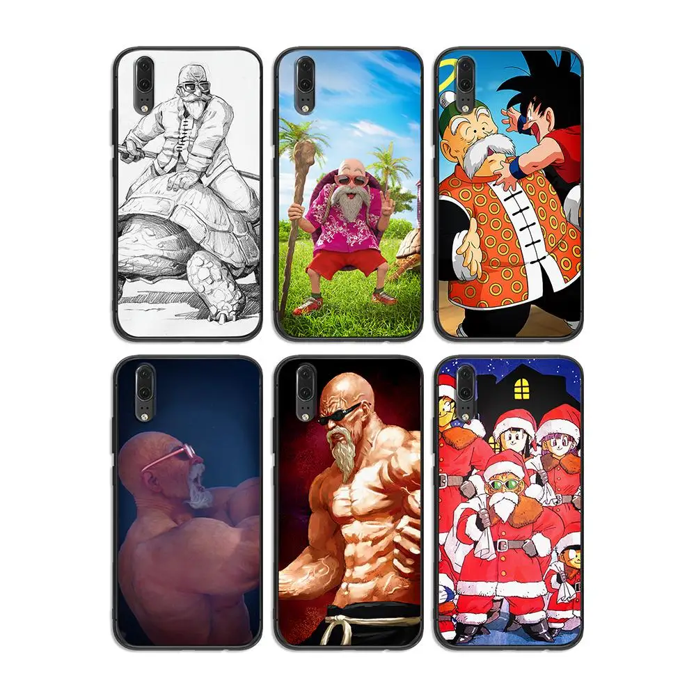 Мультфильм dragon ball дедушка для huawei P8 P9 P10 P20 P30 Lite Pro P Smart 2016 2019 TPU Мягкий силикон |