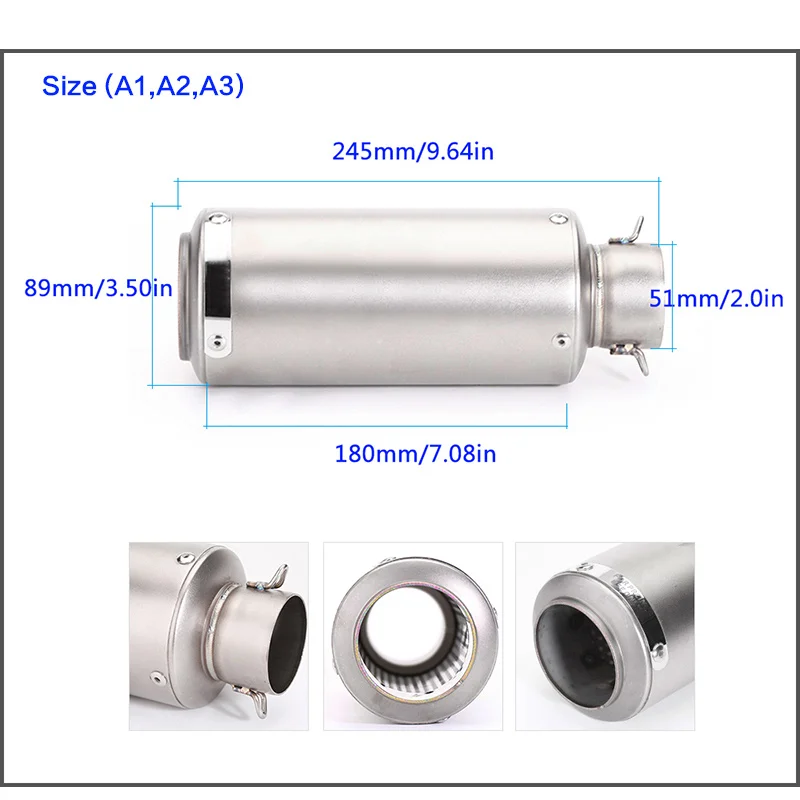 Выхлопная труба для мотоцикла с лазерной маркировкой и логотипом Италия