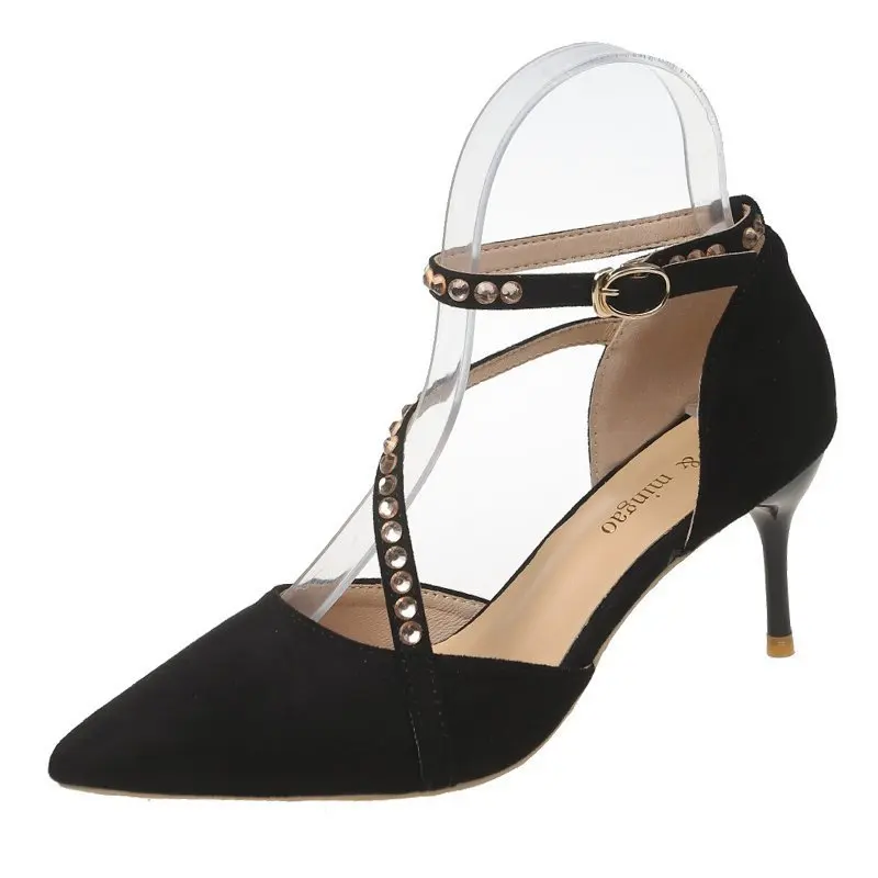 

2021 New Women High Heels Pumps Pointed Toe Sexy Shoes For Women Heels Designer Elegant Ladies Female Shoes Zapatos Mujer 9cm