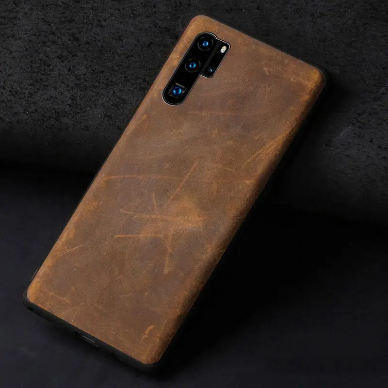 Кофе Чехол из натуральной кожи для телефона Xiaomi Redmi note 8 pro note 7 6a 7a k20 movil fundas, кожаный чехол для Xiaomi Mi 9t 9 se 8 lite - Цвет: Кофе