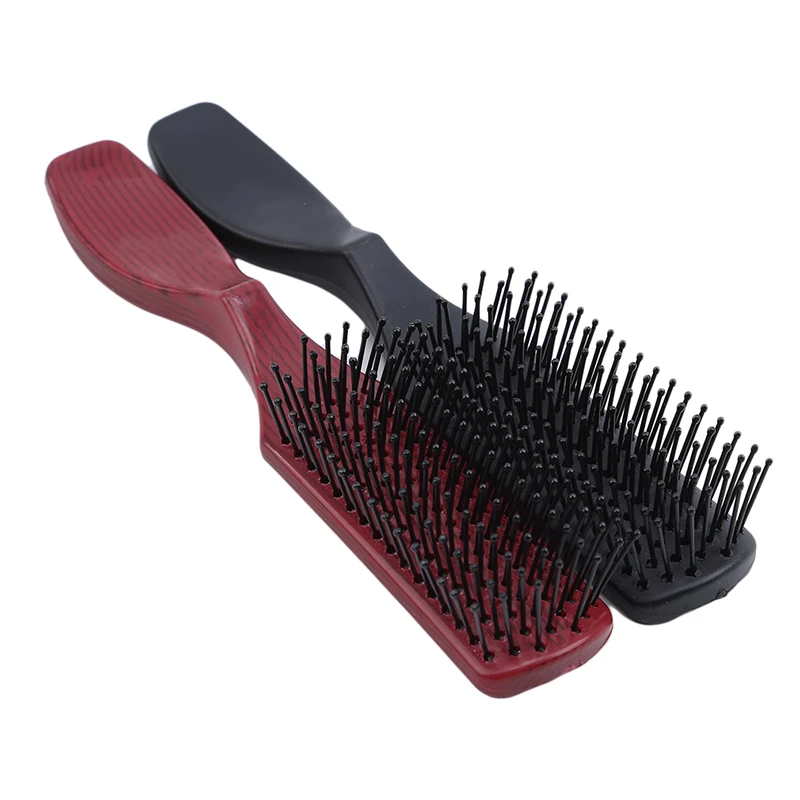 

Plastic Detangle Hairbrush Salon Hairdressing Straight Curly Hair Comb Tangle Hair Brush High Quality