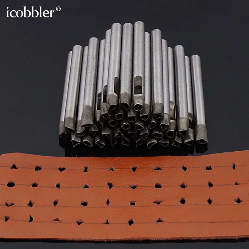 Набор дыроколов сделай сам 37 шт. ремесленные часы для кожи дырокол браслета