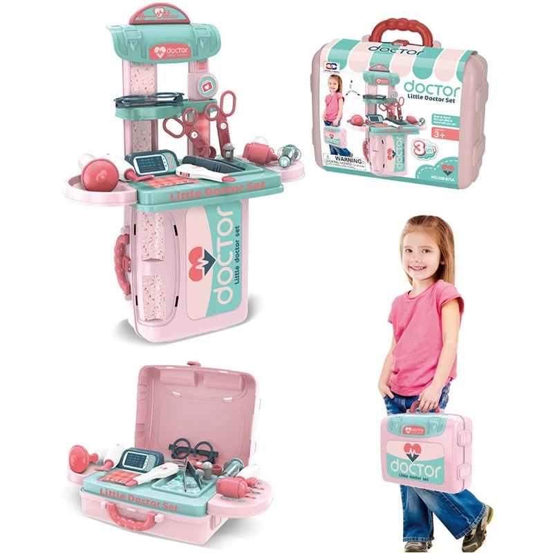 

Kids Pretend Play Simulation Toys with Suitcase Brain Toy for Children Role Play Educational Toys