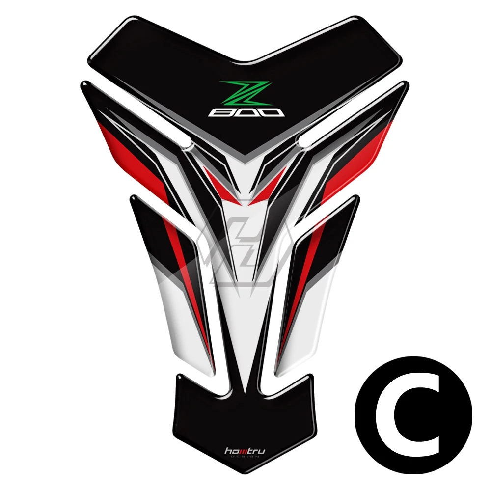 

3D Motorcycle Tank Pad Protector Sticker Case for Kawasaki Z800 ABS/E Version Decals