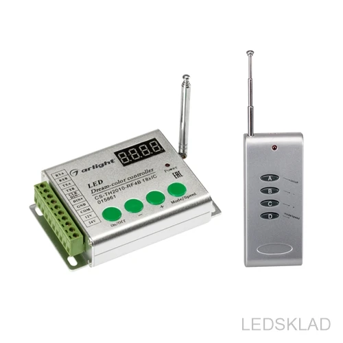 015861 Контроллер CS TH2010 RF4B 18xIC (12 24V ПДУ 4кн) (ARL ) 1шт. Arlight|Новизна освещения| |