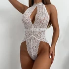 Кружевное Прозрачное нижнее белье M-XXL, открытое бюстгальтер, женское эротическое боди, костюм-кошка, соблазнительное ночное белье