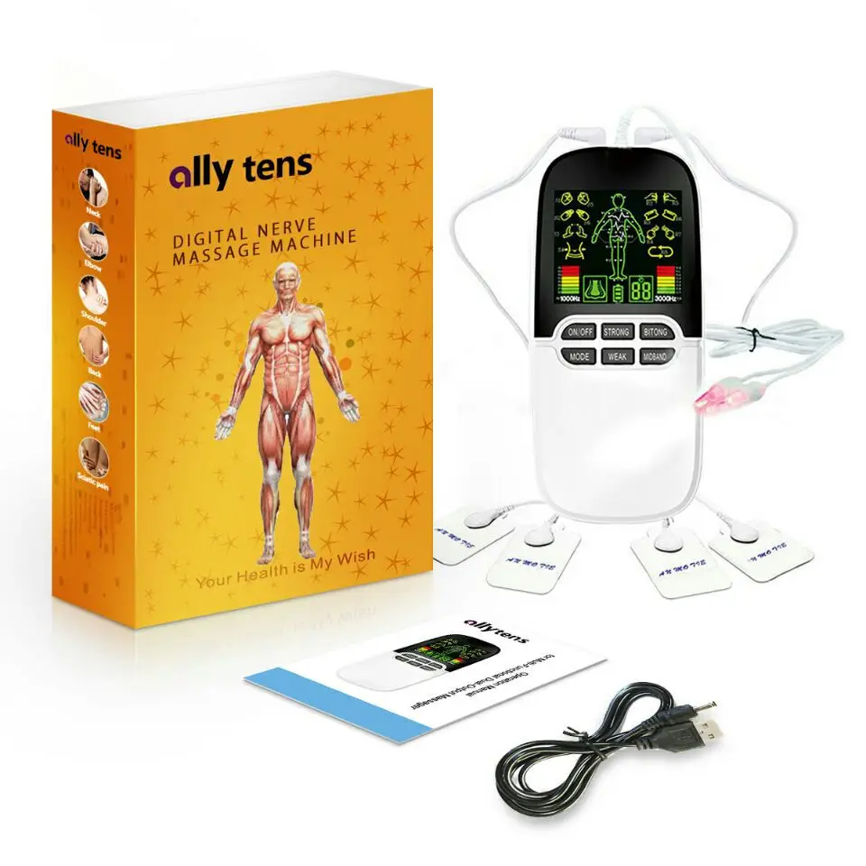 

Dual Channel EMS TENS Unit Machine Muscle Stimulator EMS Electronic Pulse Massager Electric herald Tens Machine Acupuncture Body