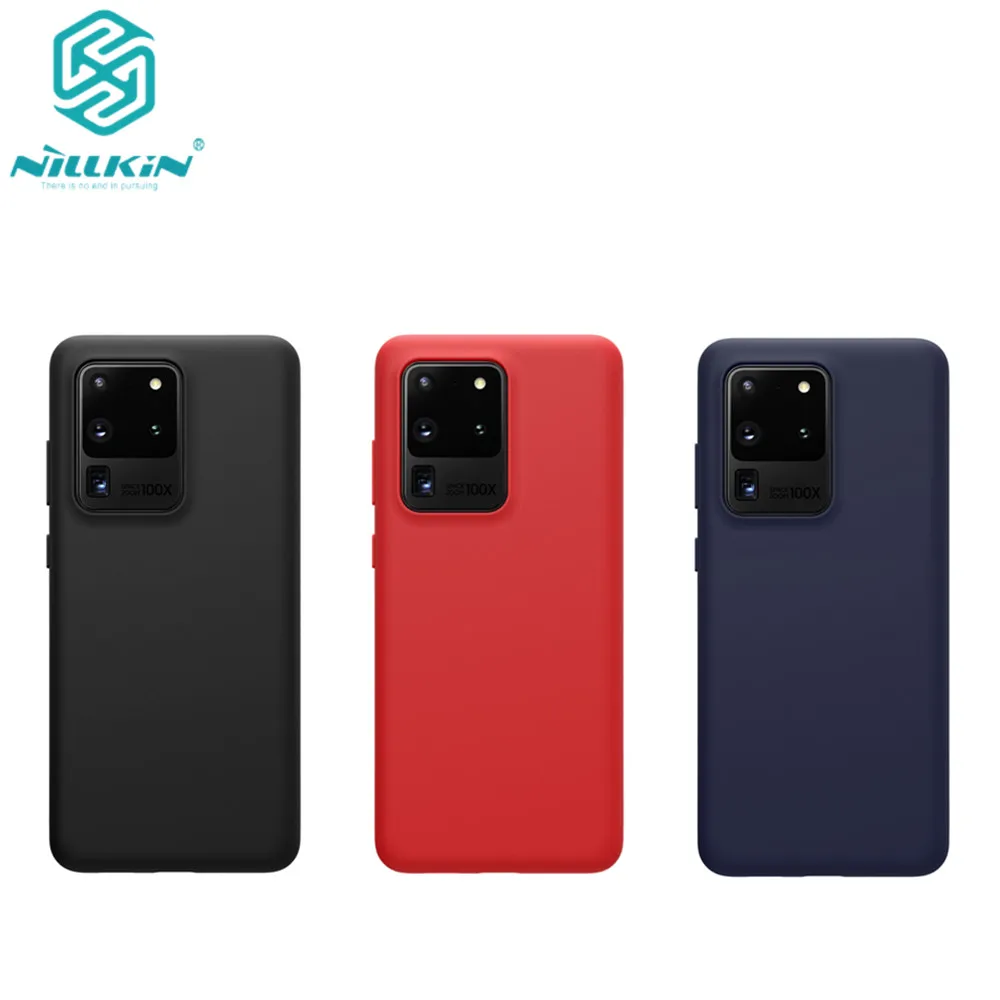 

Чехол NILLKIN для Samsung Galaxy S20 Ultra, гладкий силиконовый чехол для Galaxy S20 Ultra 5G, Роскошные Защитные чехлы