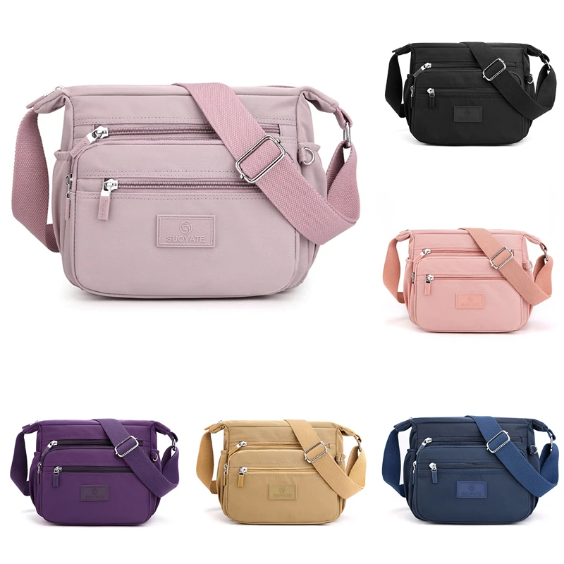

2022 Fashion Messenger Bag Women Shoulder Bag Nylon Handbag Large Capacity Small Fashion Women Phone Bag Crossbody Purse
