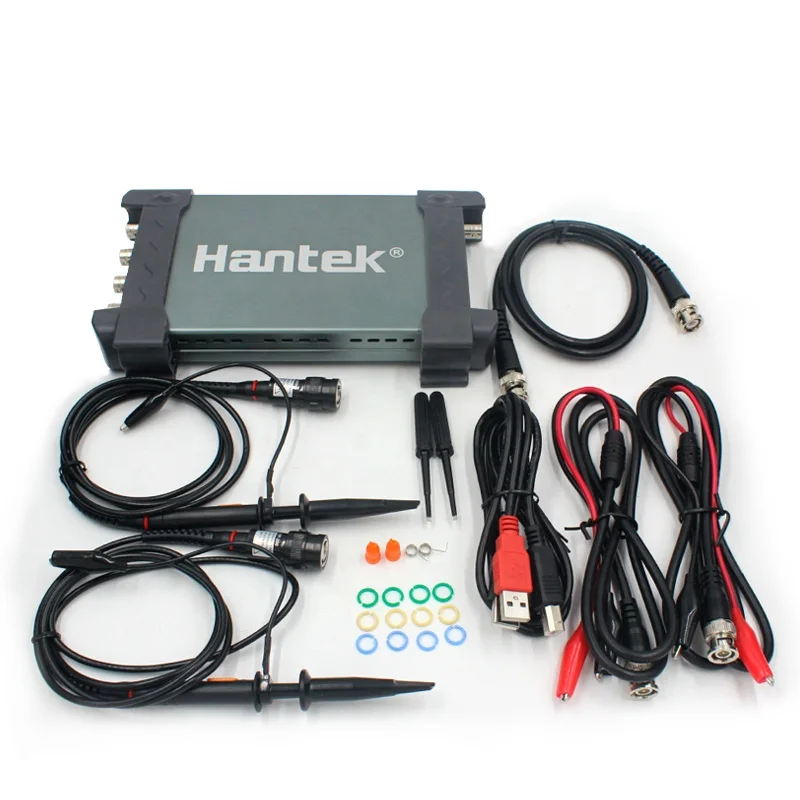 

Hantek 6254BD 4 Channels 250Mhz Bandwidth Osiclloscope Digital USB PC Portable Osciloscopio with 25Mhz Signal Generator