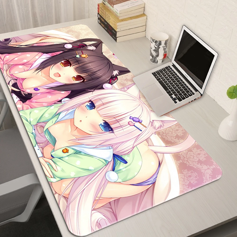 

Hot Nekopara Sexy Hololive Girl Large Mouse Pad XXL PC Gamer Laptop Mini Computer Keyboards Pad Carpet Anime Mouse Pad Desk Mat