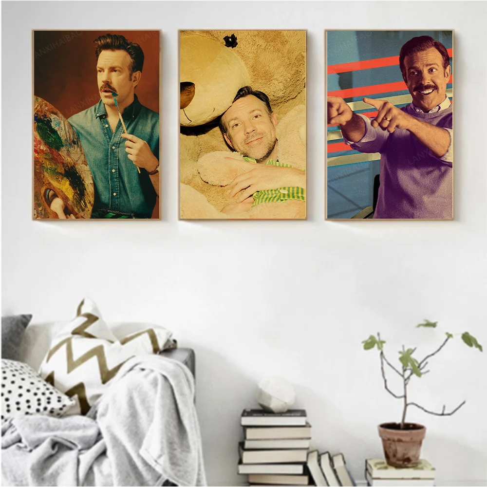 ТВ-серия Ted Lasso ВИНТАЖНЫЙ ПЛАКАТ художественная картина крафт-бумага принты и