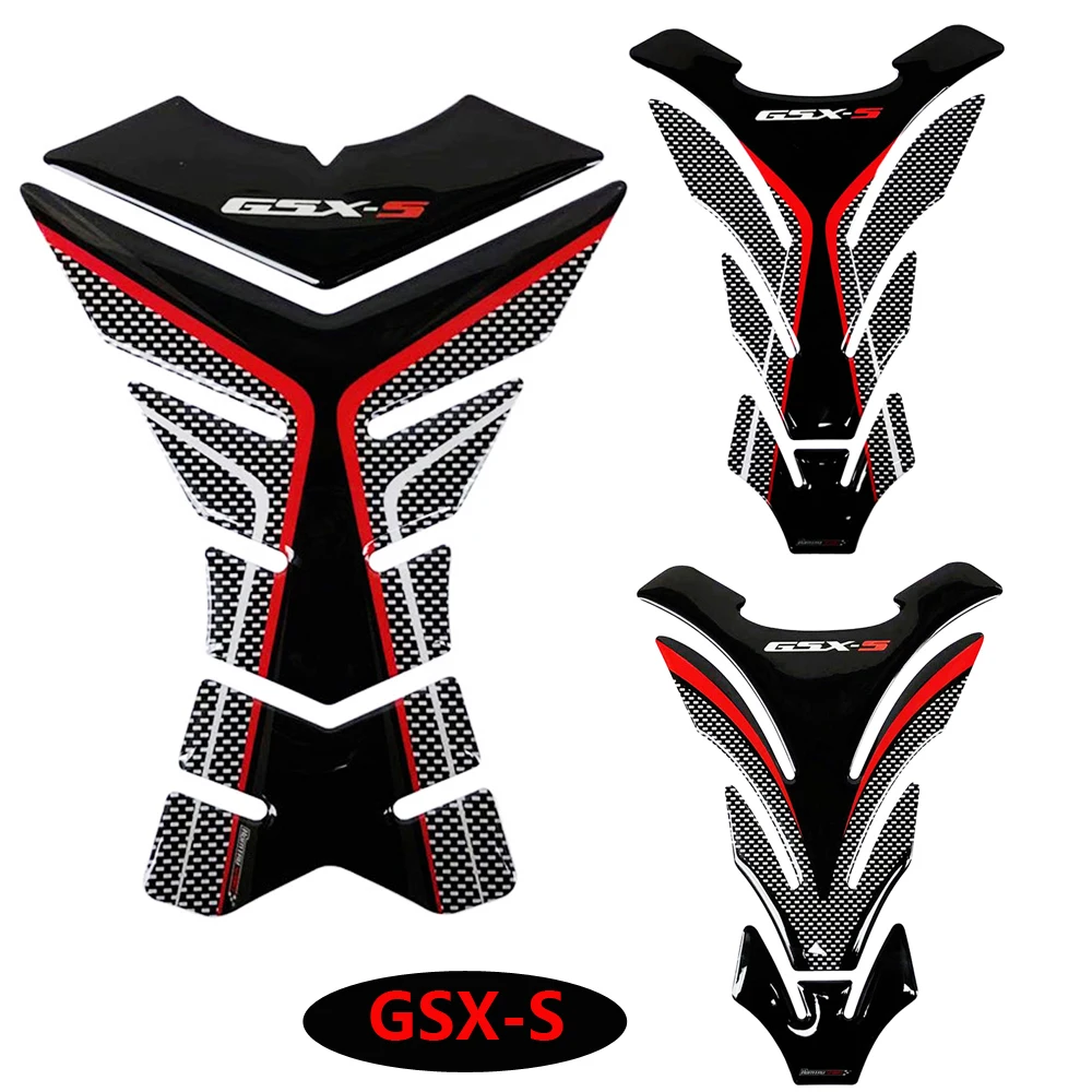 

3D Carbon-look Motorcycle Tank Pad Protector Decal Stickers Case for Suzuki GSX-S1000 GSX-S 1000 1000F Tankpad